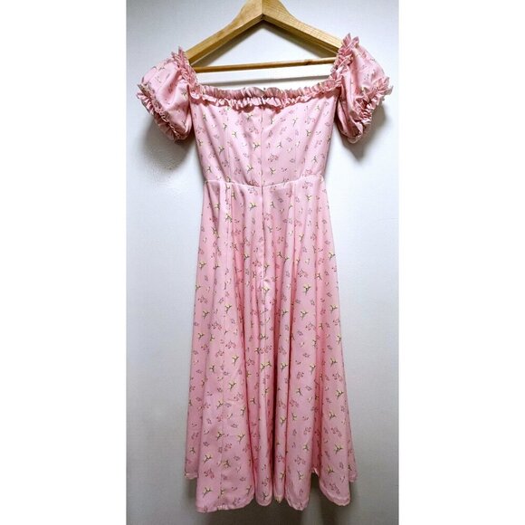 House of CB Pink Floral Midi Dress - Picture 10 of 15